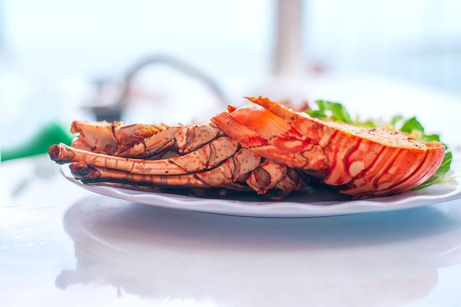 Antigua Seafood Lunch Cruise From St. John's - Grilled lobster served on the boat
