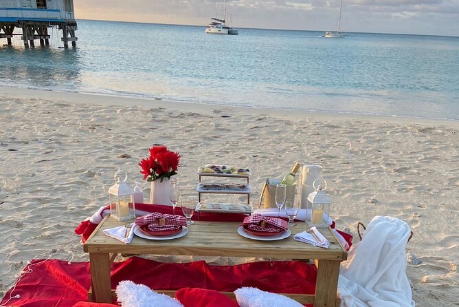 Luxury Private Picnic with Caribbean Cuisine - A Beach Setup Made for Two Hours