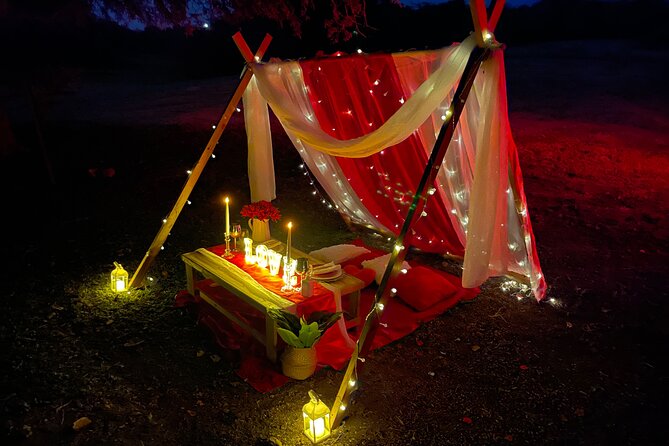 Luxury Private Picnic with Caribbean Cuisine - Candles, Blankets, and the Details Around the Food