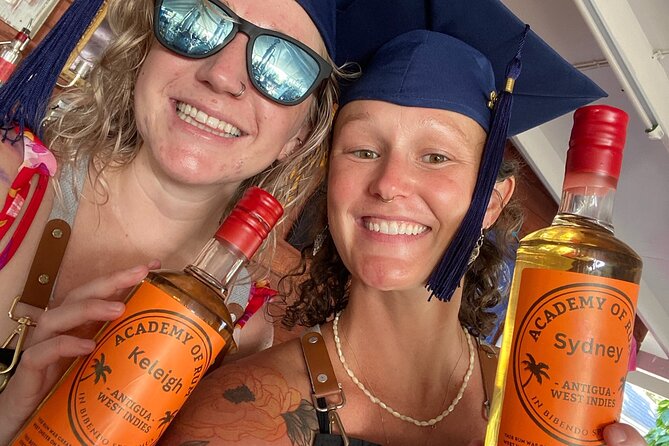 Rum Making Masterclass Galleon Beach Antigua 2 People per Station - Mixing your own Antigua rum