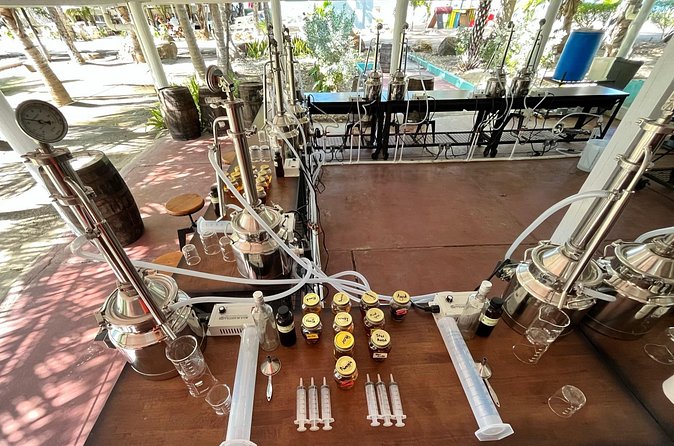 Rum Making Masterclass Galleon Beach Antigua 2 People per Station - The custom label and take-home bottle