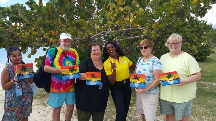 Sip & Paint with lunch on exciting Ffryes Tiki beach Bar - Key points to know before booking